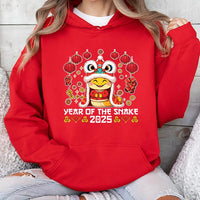 Year of the Snake Hoodie, 2025 Chinese New Year Hoodie