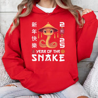 Year of the Snake Hoodie, 2025 Chinese New Year Hoodie