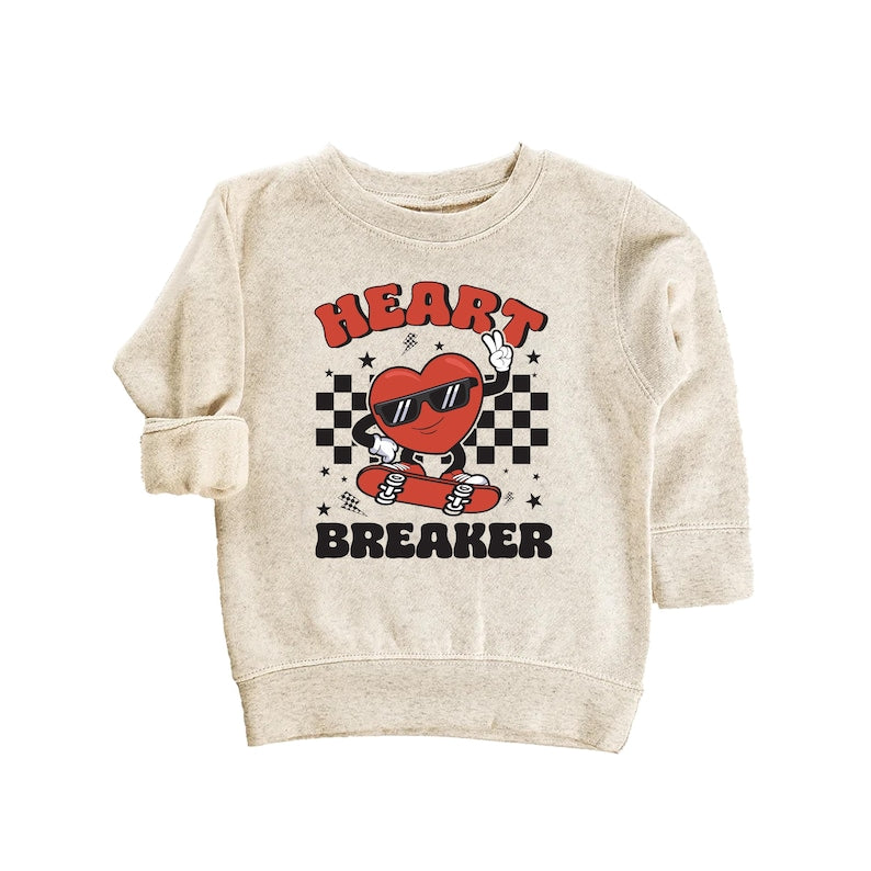 Heart Breaker Baby Bodysuit, Adorable Kids Valentine's Outfit for Boys & Girls