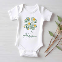 Personalized St Patrick's Day Baby Sweatshirt, Adorable Irish Outfit