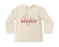 Big Sister Baby Shirt, Adorable Big Sister Gift for Girls, Pregnancy Announcement Pullover