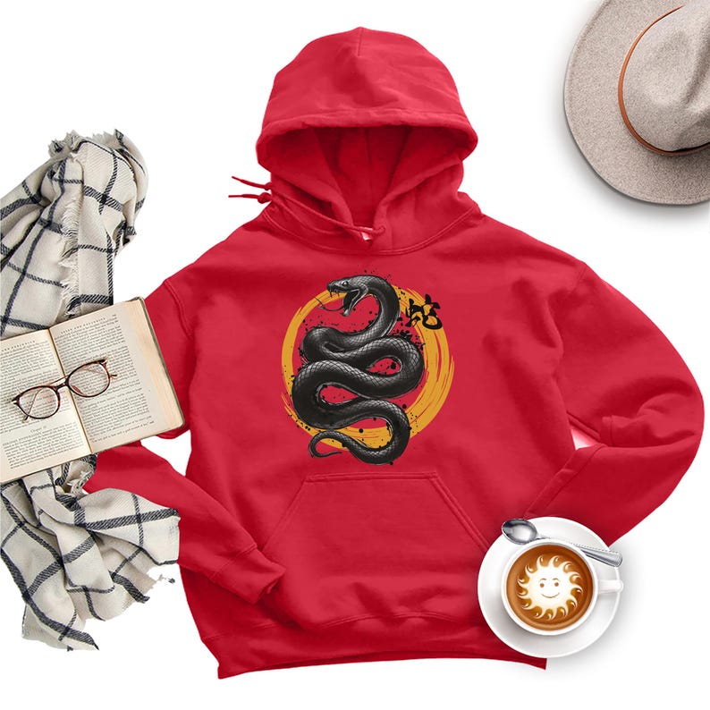 Year of the Snake Hoodie, 2025 Chinese New Year Hoodie