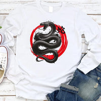 Year of the Snake Long Sleeve Shirt, Chinese New Year 2025 Long Sleeve Shirt