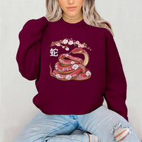 Year of the Snake Sweatshirt, 2025 Chinese New Year Sweatshirt