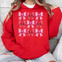 Retro Valentine's Day Hoodie, Heart Coquette Hoodie