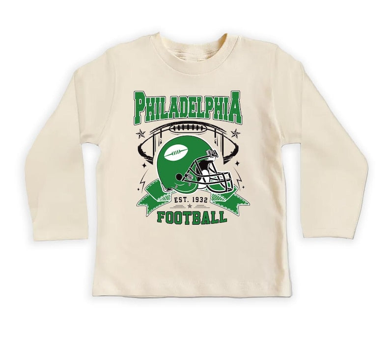 Philadelphia Football Baby Shirt, Classic Sunday Football Apparel