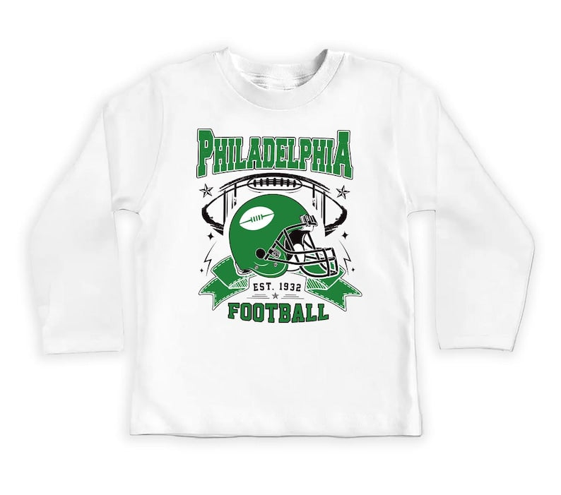 Philadelphia Football Baby Shirt, Classic Sunday Football Apparel