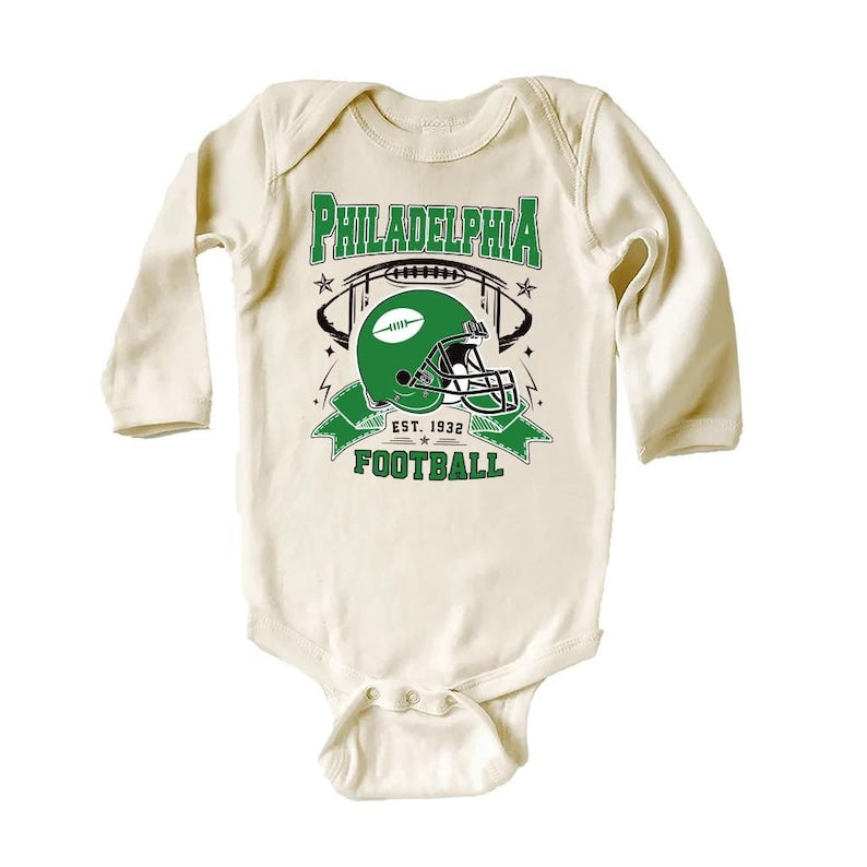 Philadelphia Football Baby Shirt, Classic Sunday Football Apparel