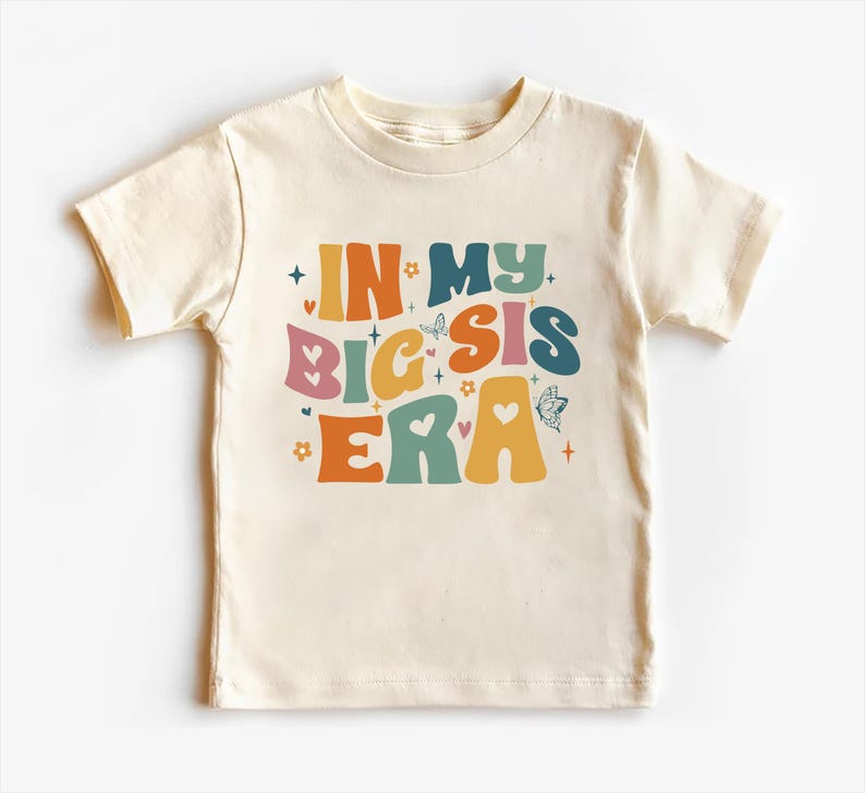 Big Sister Baby Sweatshirt, Big Sister Crew Neck, Adorable Gift for Girls