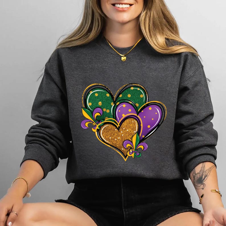 Happy Mardi Gras Sweatshirt, Mardi Gras Day Sweatshirt