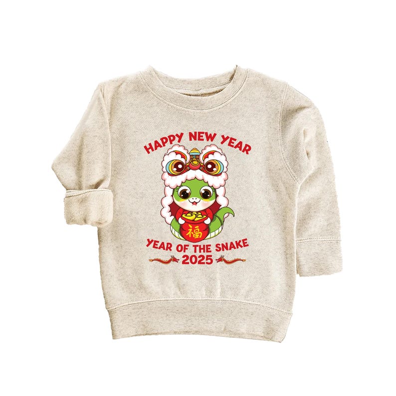 Happy New Year of The Snake Baby Sweatshirt