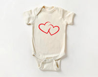 Valentine's Day Baby Shirt, Love Hearts Baby Outfit