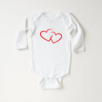 Valentine's Day Baby Shirt, Love Hearts Baby Outfit