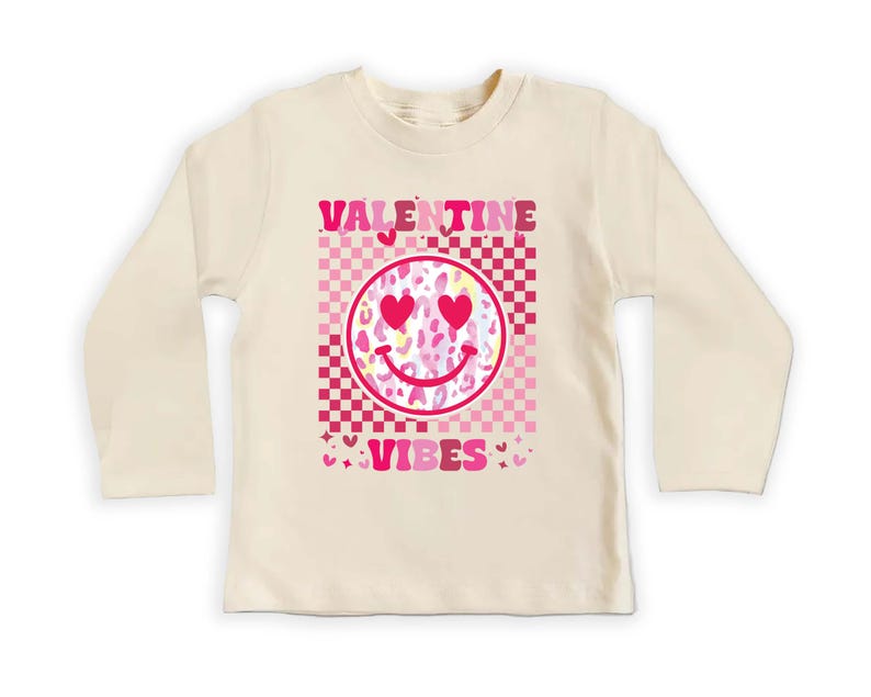 Valentine Vibes Baby Shirt, Heart Valentine's Day Outfit