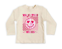 Valentine Vibes Baby Shirt, Heart Valentine's Day Outfit