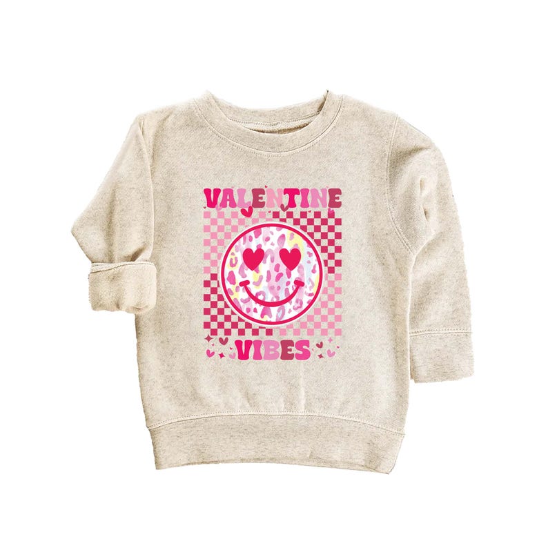 Valentine Vibes Baby Shirt, Heart Valentine's Day Outfit