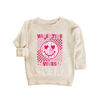 Valentine Vibes Baby Shirt, Heart Valentine's Day Outfit