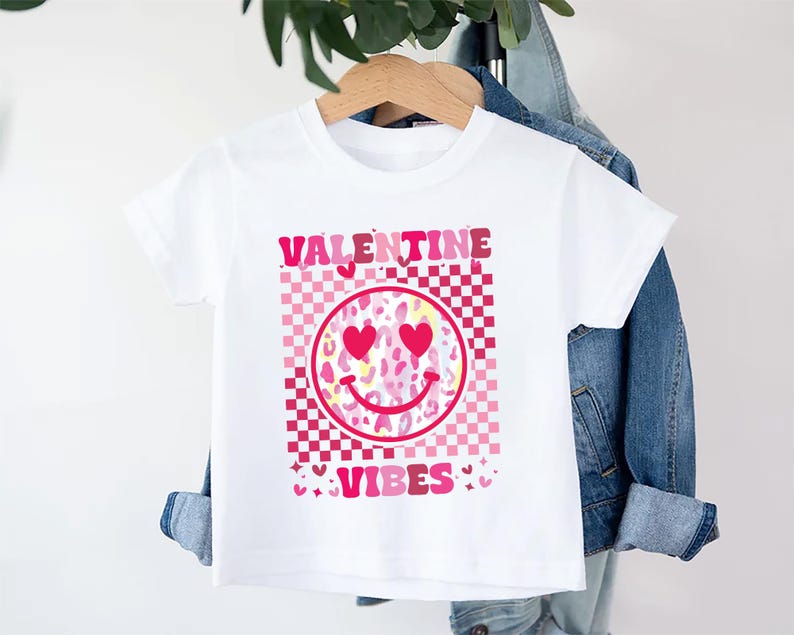 Valentine Vibes Baby Shirt, Heart Valentine's Day Outfit