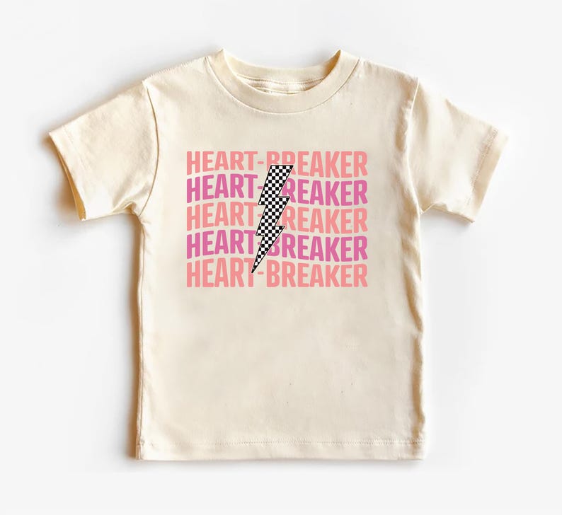 Heart Breaker Baby Shirt, Valentine's Day Kids Outfit