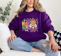 Mardi Gras Nutcracker Sweatshirt, Louisiana Festival Sweatshirt