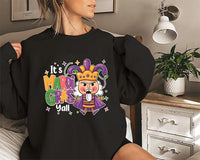 Mardi Gras Nutcracker Sweatshirt, Louisiana Festival Sweatshirt