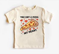 You Got A Pizza My Heart Baby Sweatshirt, Cute Valentine Day Kids Outfit