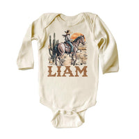 Personalized Cowboy Baby Sweatshirt, Western Baby Outfit