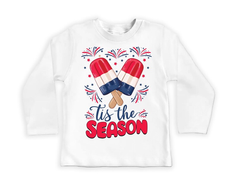 4th of July Baby Baby Sweatshirt, Fireworks Ice Cream Baby Outfit