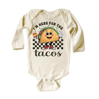 I'm Here For The Tacos Baby Bodysuit, Cinco De Mayo Baby Outfit