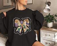 Coquette Mardi Gras Sweatshirt, Carnival Sweatshirt