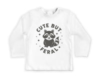 Cute But Feral Baby Bodysuit, Meme-Inspired Gift for Kids and Toddlers