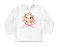 Personalized Easter Bunny Baby Sweatshirt, Adorable Bunny Pullover