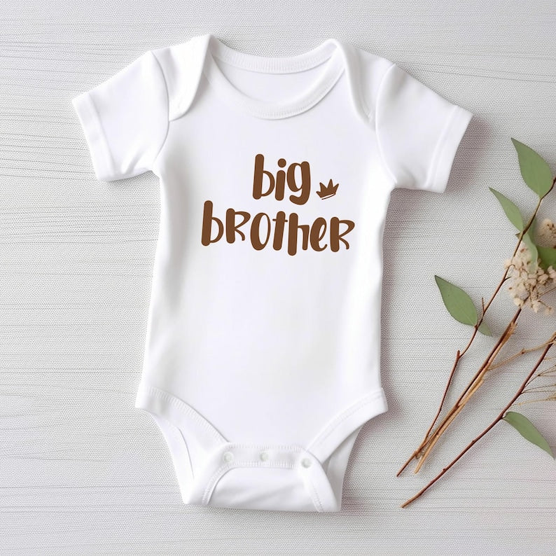 Big Brother Baby Shirt, Pregnancy Announcement Outfit for Boys