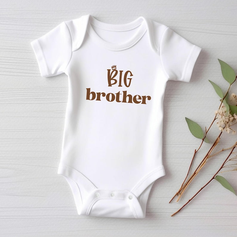 Big Brother Baby Sweatshirt, Pregnancy Announcement Outfit for Boys