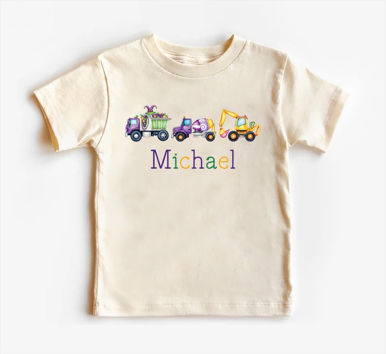 Construction Parade Baby Shirt, Mardi Gras Parade Shirt for Kids