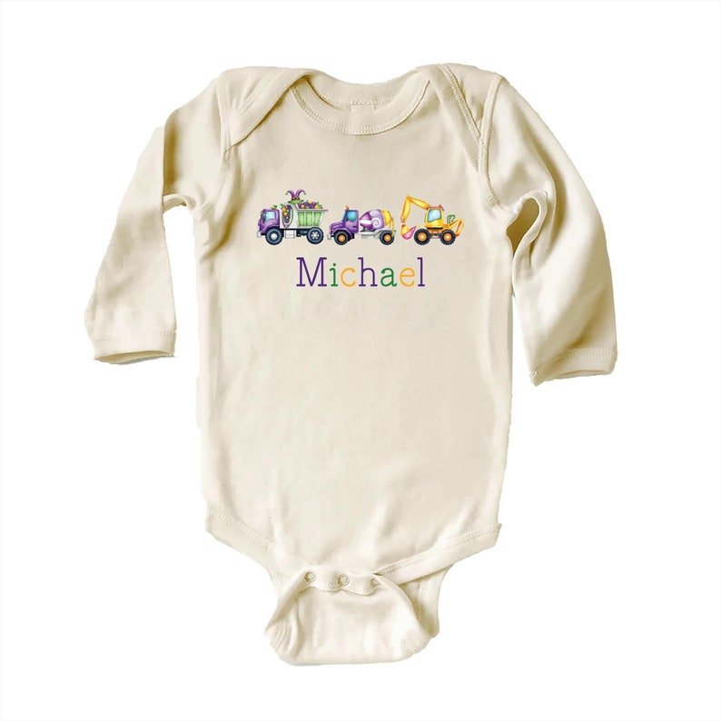 Construction Parade Baby Shirt, Mardi Gras Parade Shirt for Kids