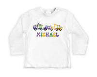 Construction Parade Baby Shirt, Mardi Gras Parade Shirt for Kids