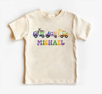 Construction Parade Baby Shirt, Mardi Gras Parade Shirt for Kids