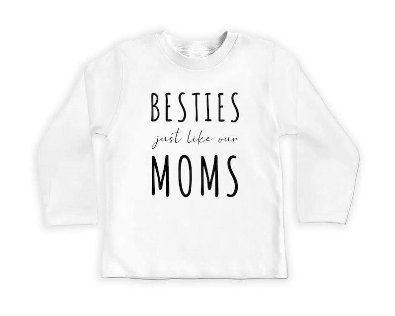 Cute Besties Baby Shirt, Adorable Newborn Baby Gift