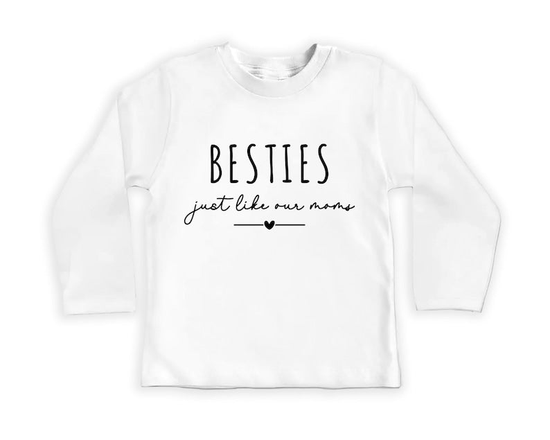 Cute Besties Baby Sweatshirt, Adorable Newborn Baby Gift