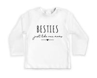 Cute Besties Baby Sweatshirt, Adorable Newborn Baby Gift