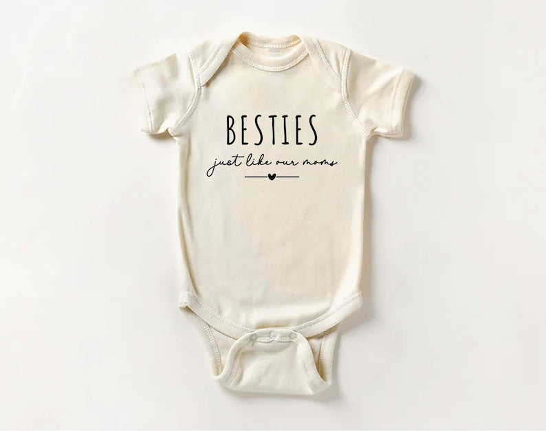 Cute Besties Baby Sweatshirt, Adorable Newborn Baby Gift