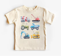 Truck Construction Baby Bodysuit, Excavator Truck Lover Outfit