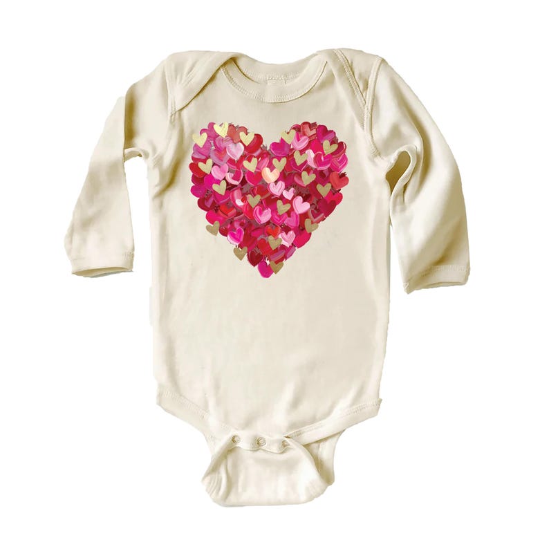 Valentine’s Day Baby Bodysuit, Girls Valentines Day Outfit