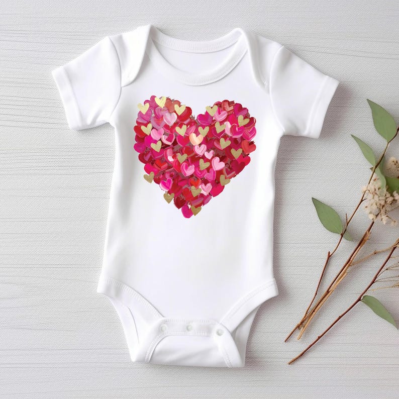 Valentine’s Day Baby Sweatshirt, Girls Valentines Day Outfit