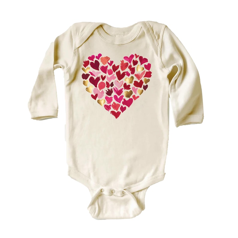 Valentine’s Day Baby Bodysuit, Girls Valentines Day Outfit