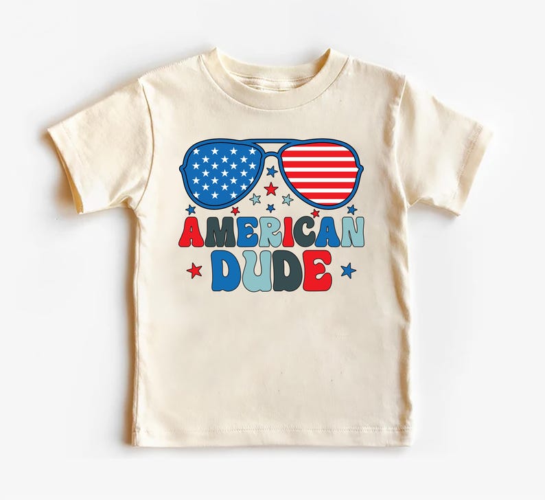 American Dude Baby Bodysuit, Boys Independence Day Outfit