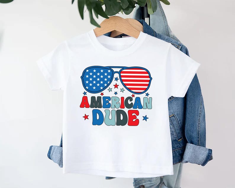 American Dude Baby Sweatshirt, Boys Independence Day Outfit