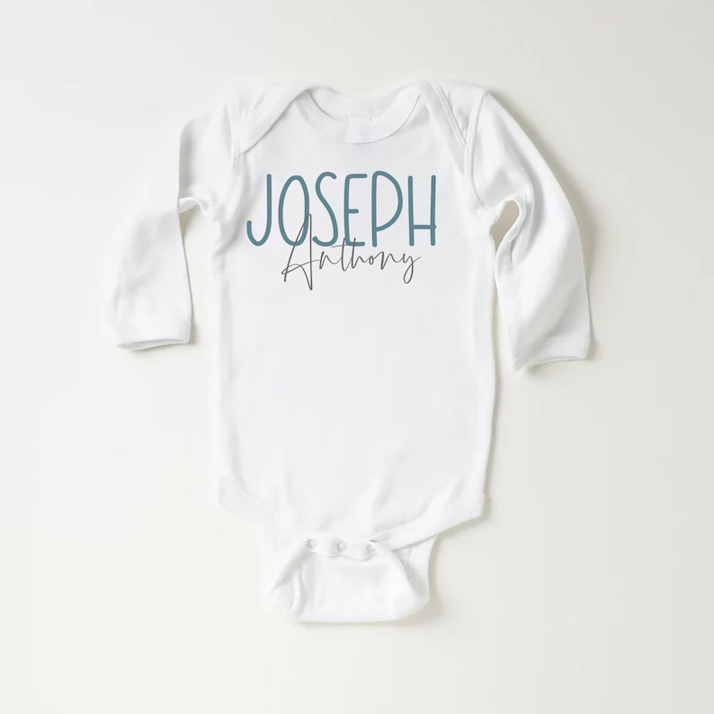 Personalized Baby Shirt, Adorable Custom Gift for Boys