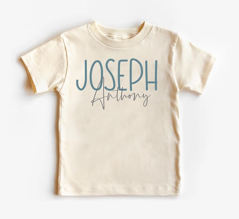 Personalized Baby Shirt, Adorable Custom Gift for Boys